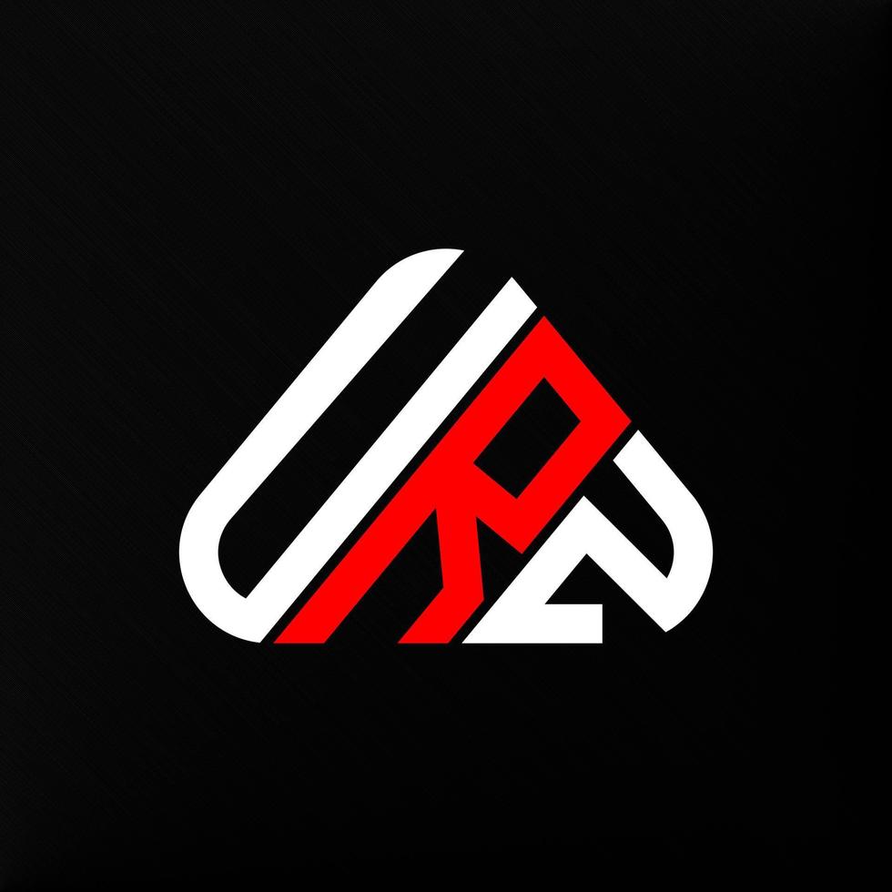 URZ letter logo creative design with vector graphic, URZ simple and modern logo.