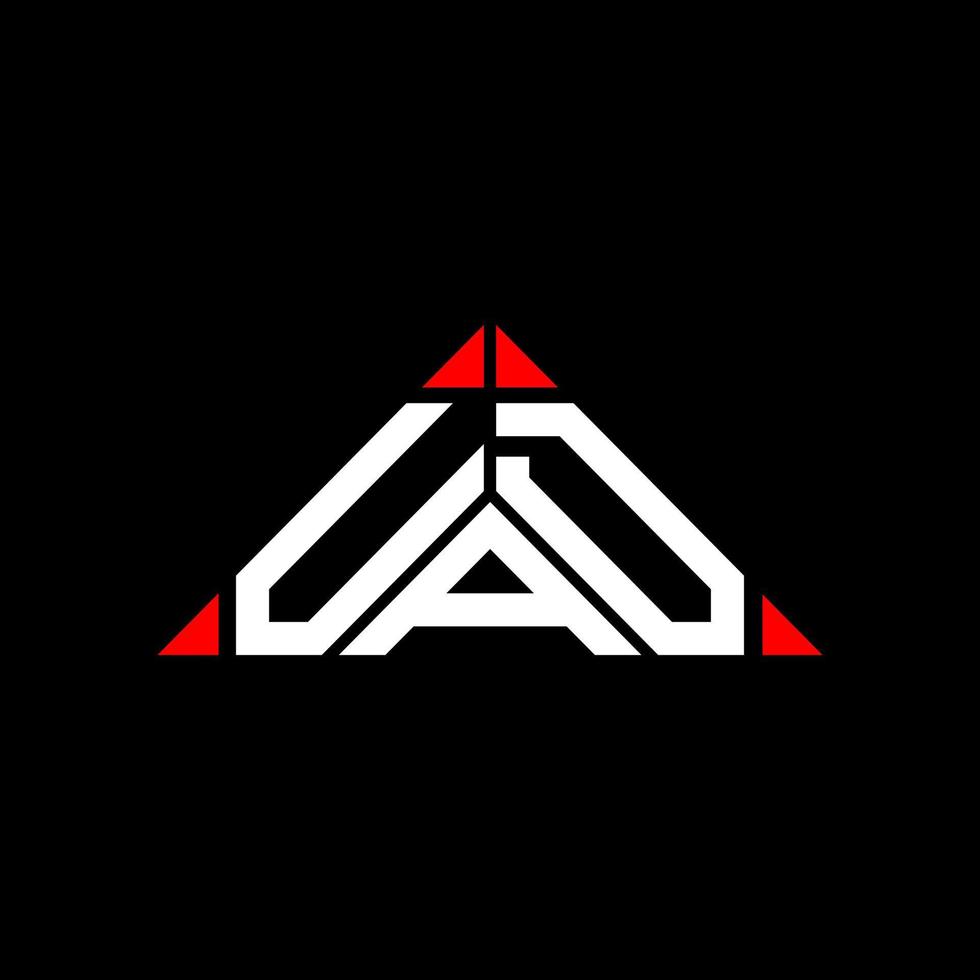 UAD letter logo creative design with vector graphic, UAD simple and modern logo.