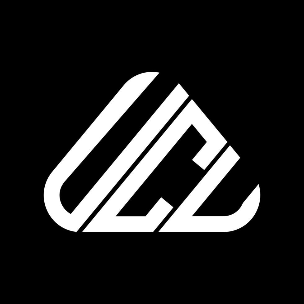 diseño creativo del logotipo de la letra ucu con gráfico vectorial, logotipo ucu simple y moderno. vector