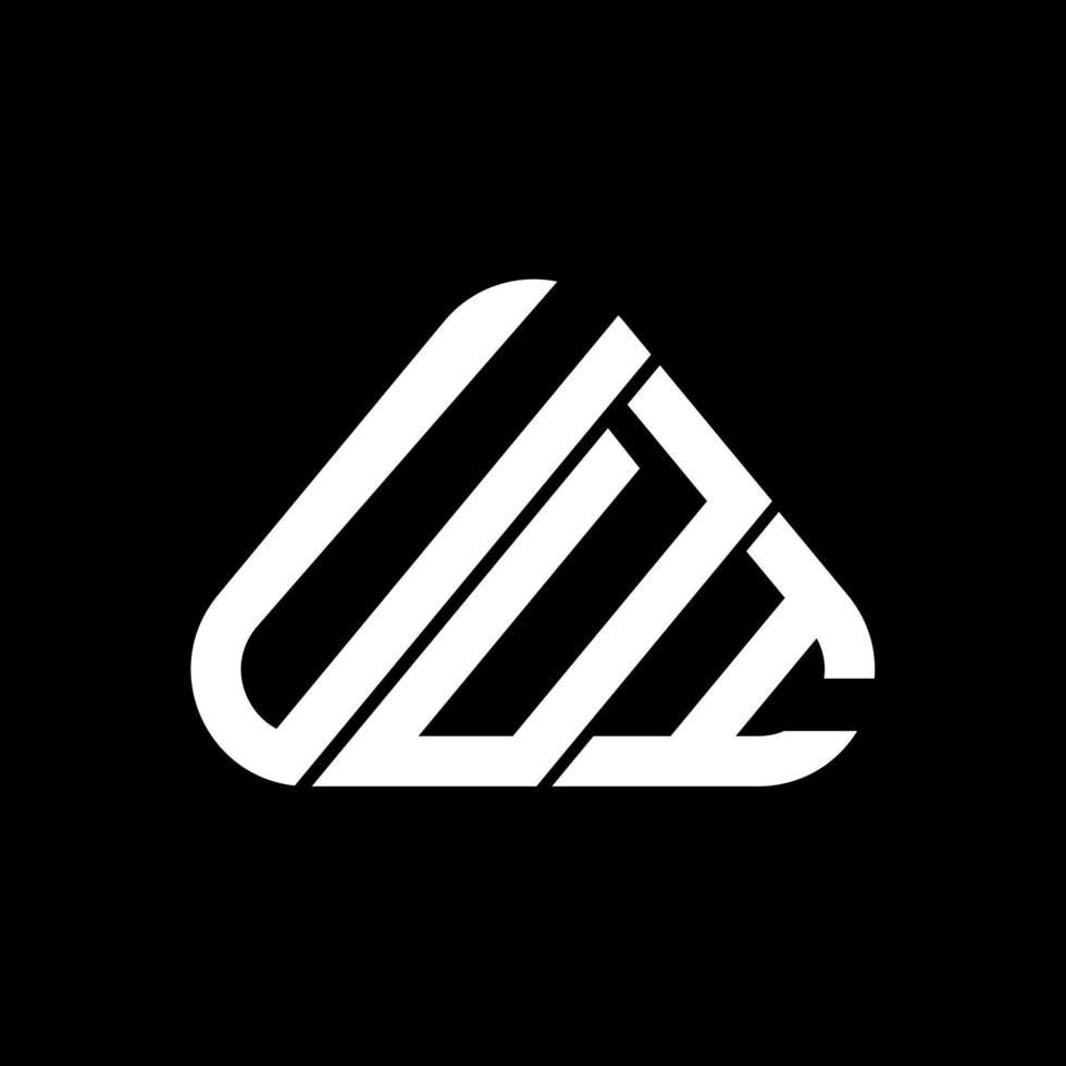 diseño creativo del logotipo de la letra udi con gráfico vectorial, logotipo simple y moderno de udi. vector