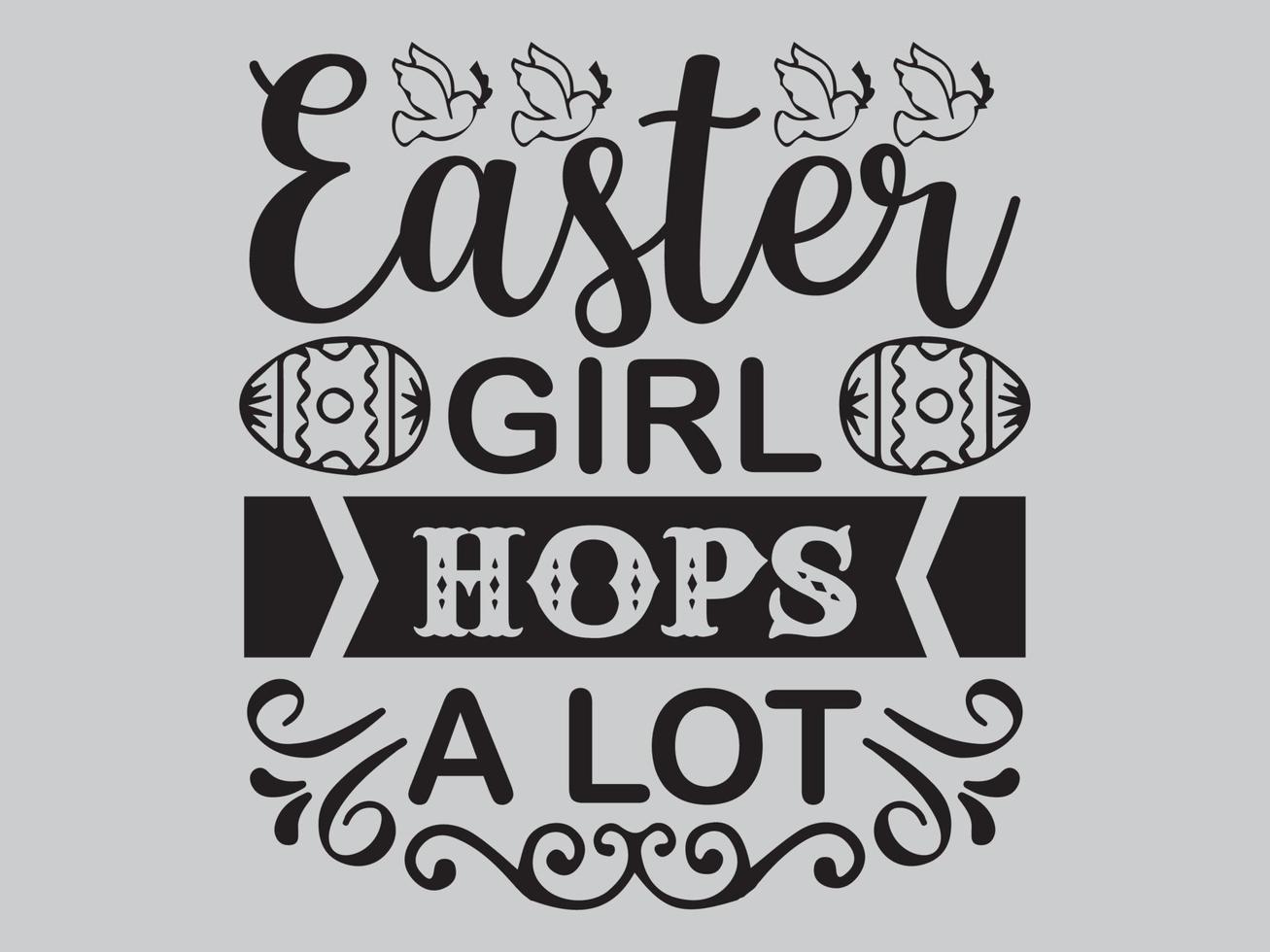 Easter T-shirt Design File vector