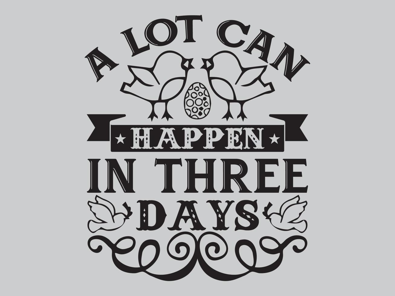 Easter T-shirt Design File vector