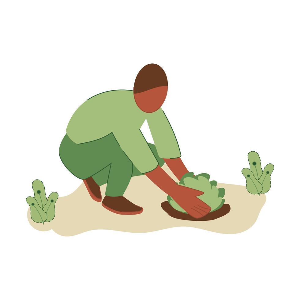 Vector illustration of people planting trees. concept of saving the earth. Ecology volunteering concept. Design for ecology activism