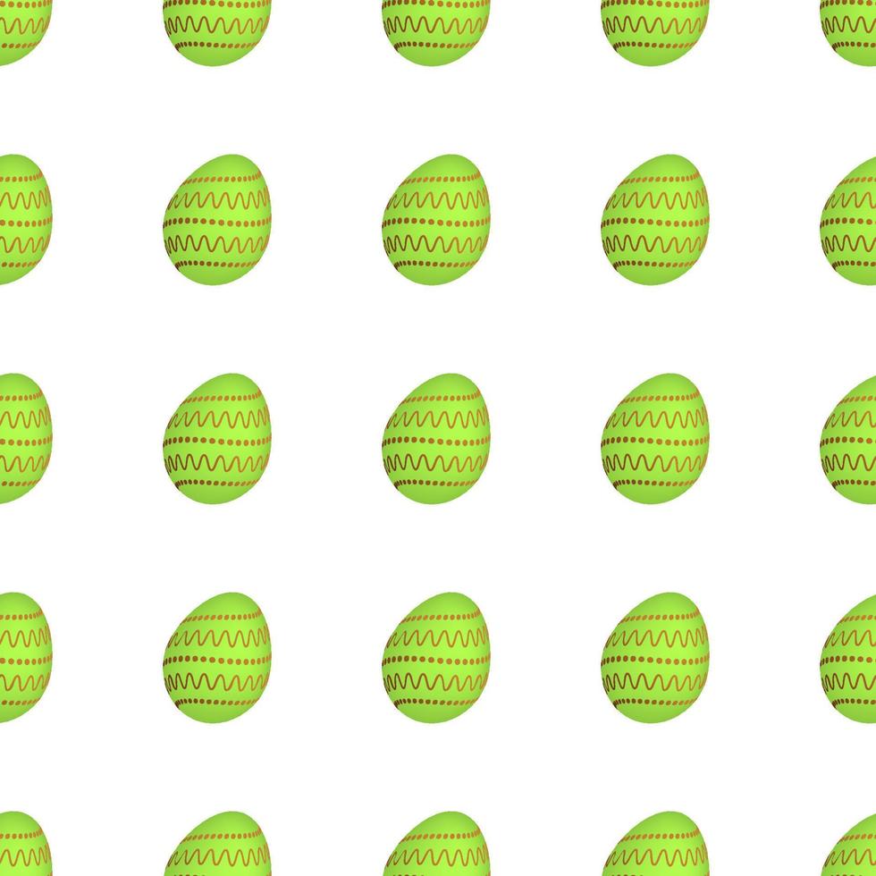 Seamless pattern with colorful Easter eggs. Vector illustration