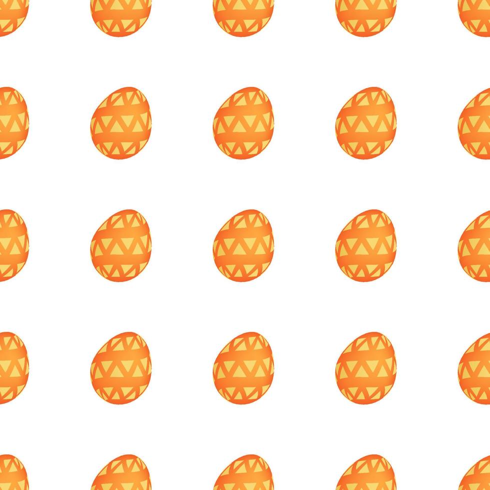 Seamless pattern with colorful Easter eggs. Vector illustration