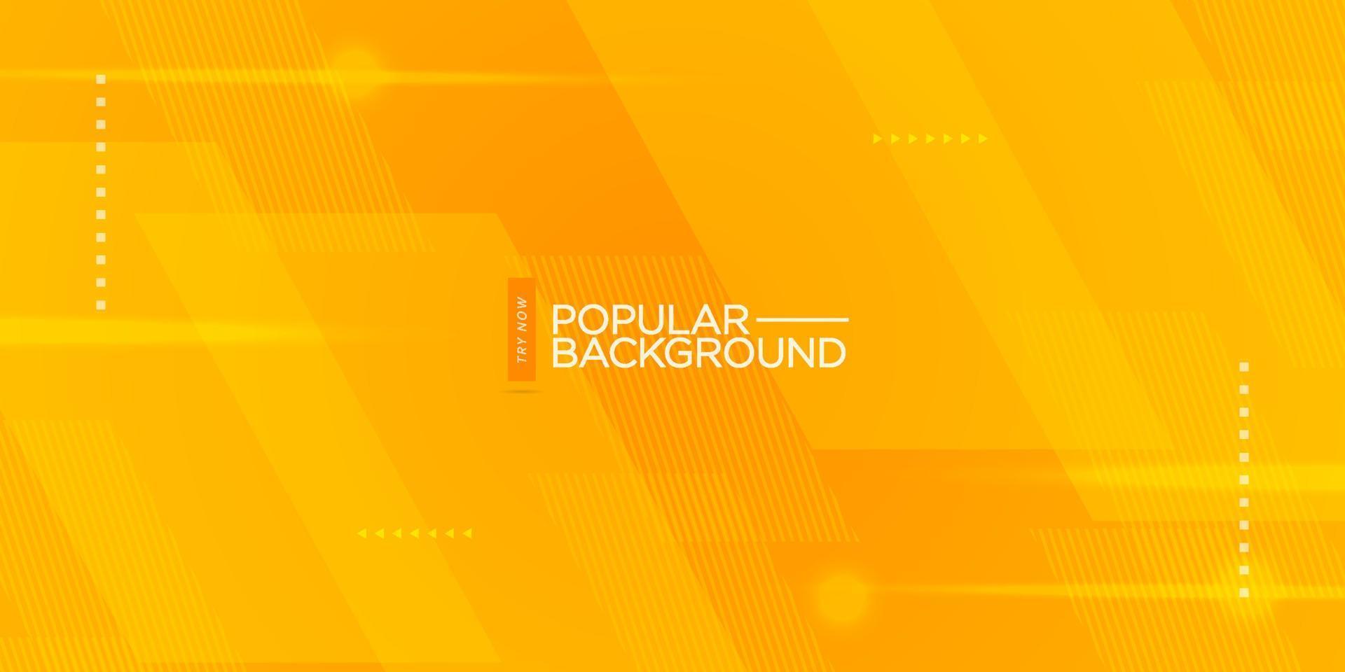 Abstract bright yellow background with geometric shapes, lights and shadows on background design.Eps10 vector