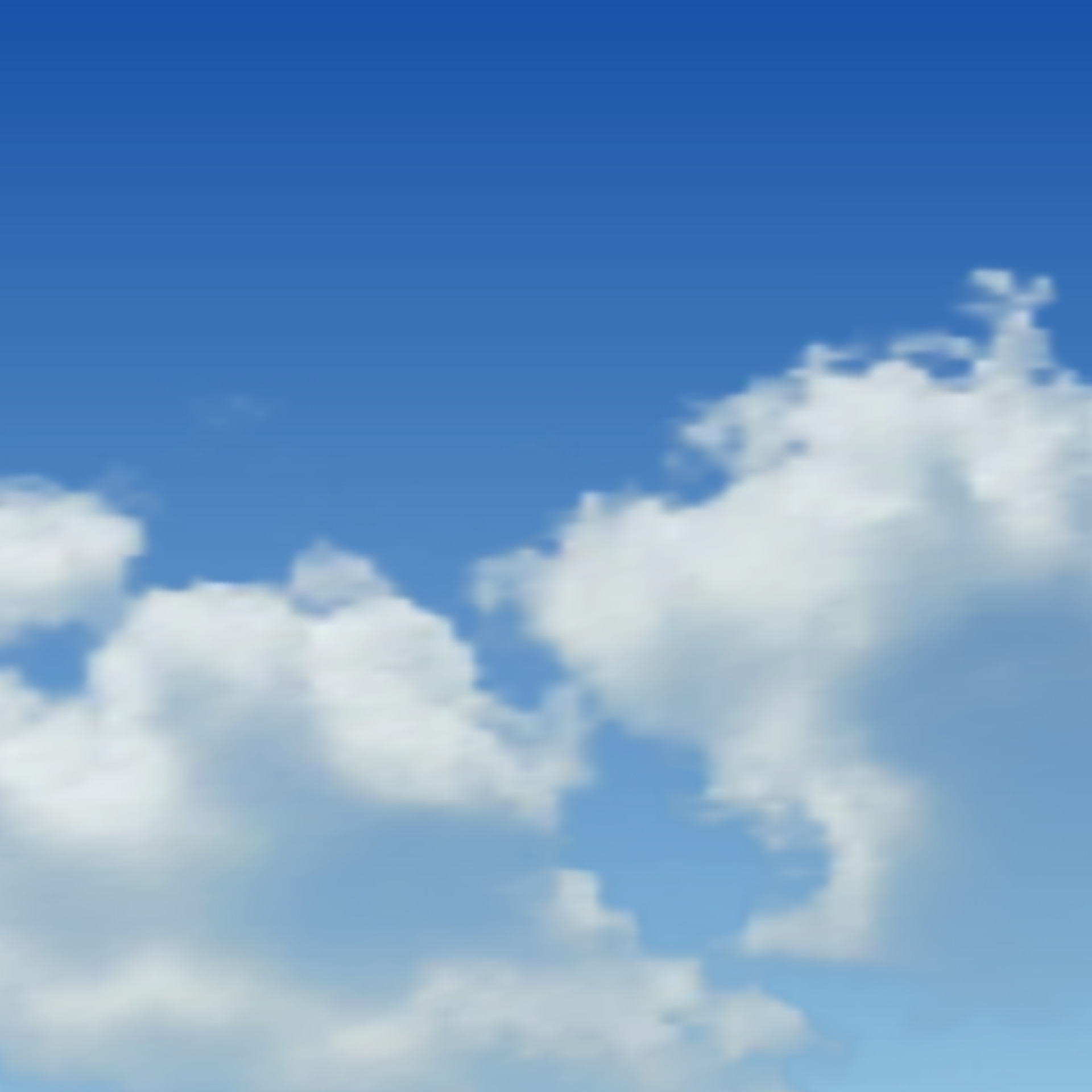 Natural background with cloud on blue sky. Realistic cloud on blue