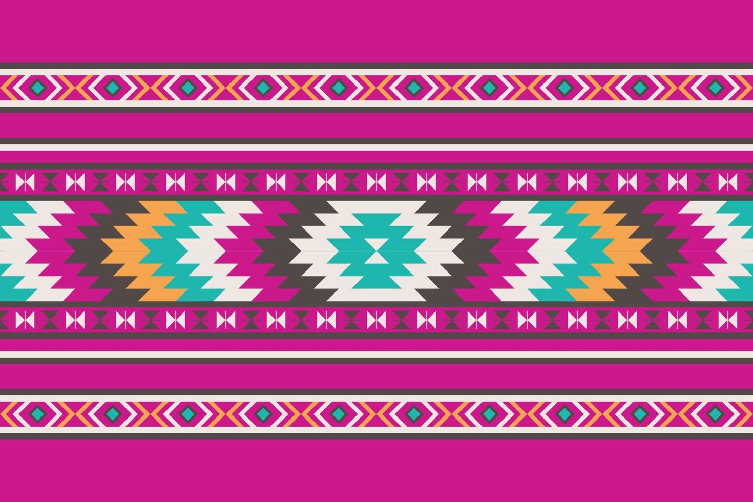 Geometric ethnic pattern seamless. Style ethnic American Aztec seamless colorful textile. Design for background,wallpaper,fabric,carpet,ornaments,decoration,clothing,Batik,wrapping,Vector illustration vector