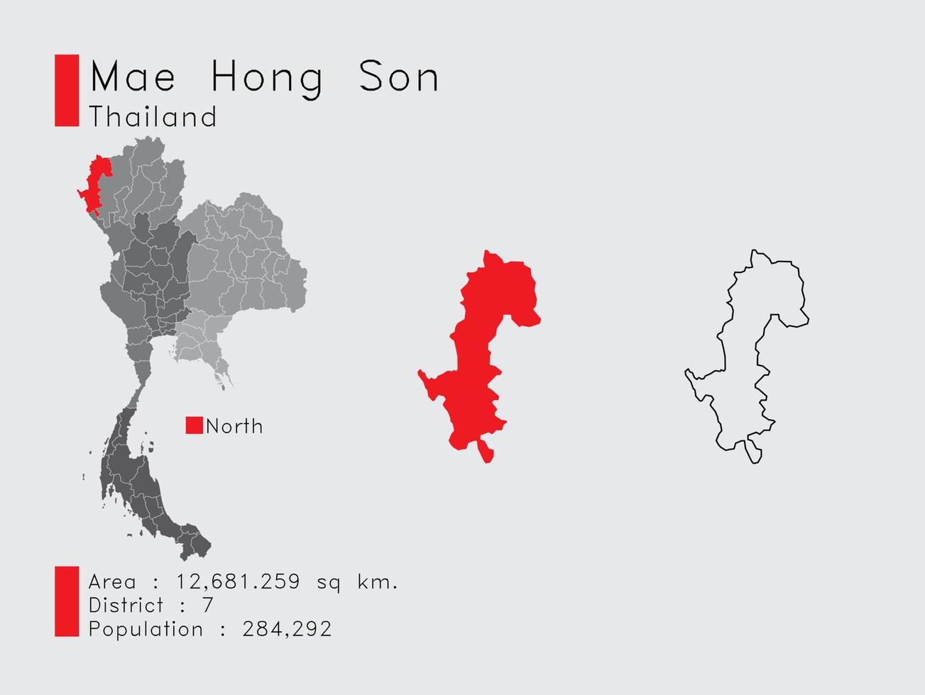 Mae Hong Son vector