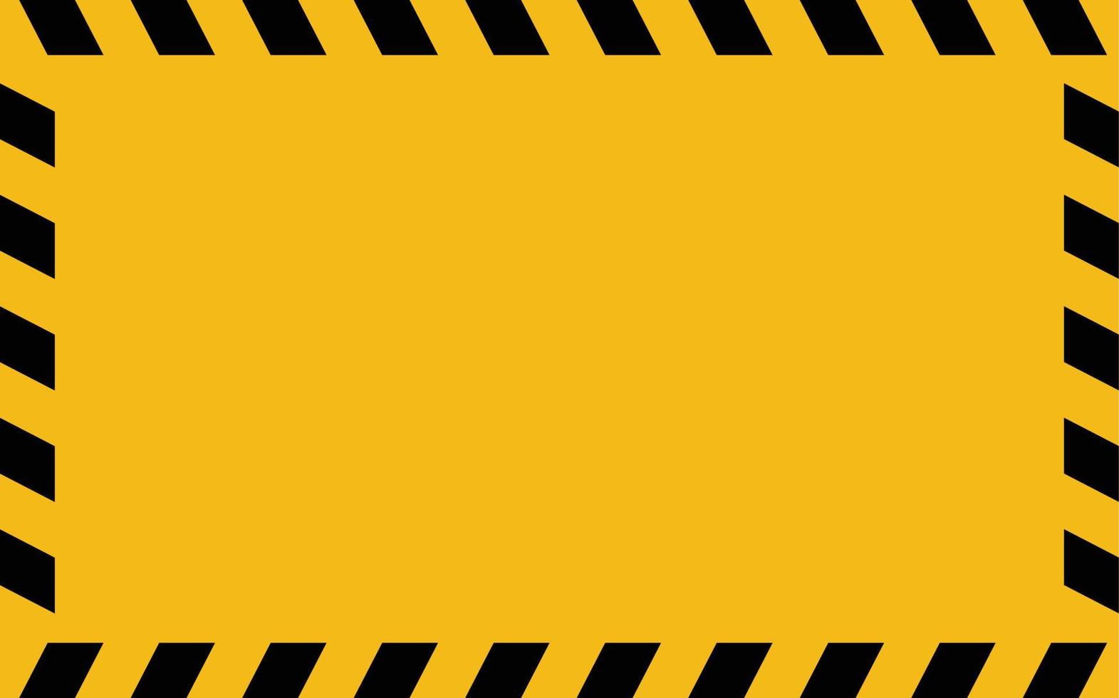 A Safety Warning Sign Design Blank Template vector