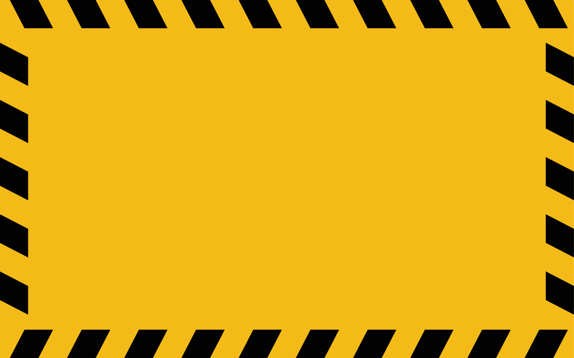 A Safety Warning Sign Design Blank Template 17079199 Vector Art At Vecteezy