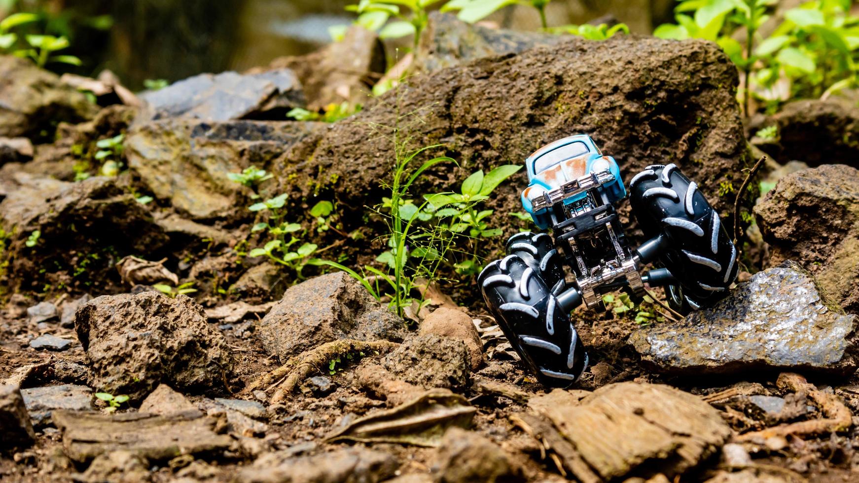 Minahasa, Indonesia saturday, 10 December 2022, Amazing Monster Off-road Car Toy photo
