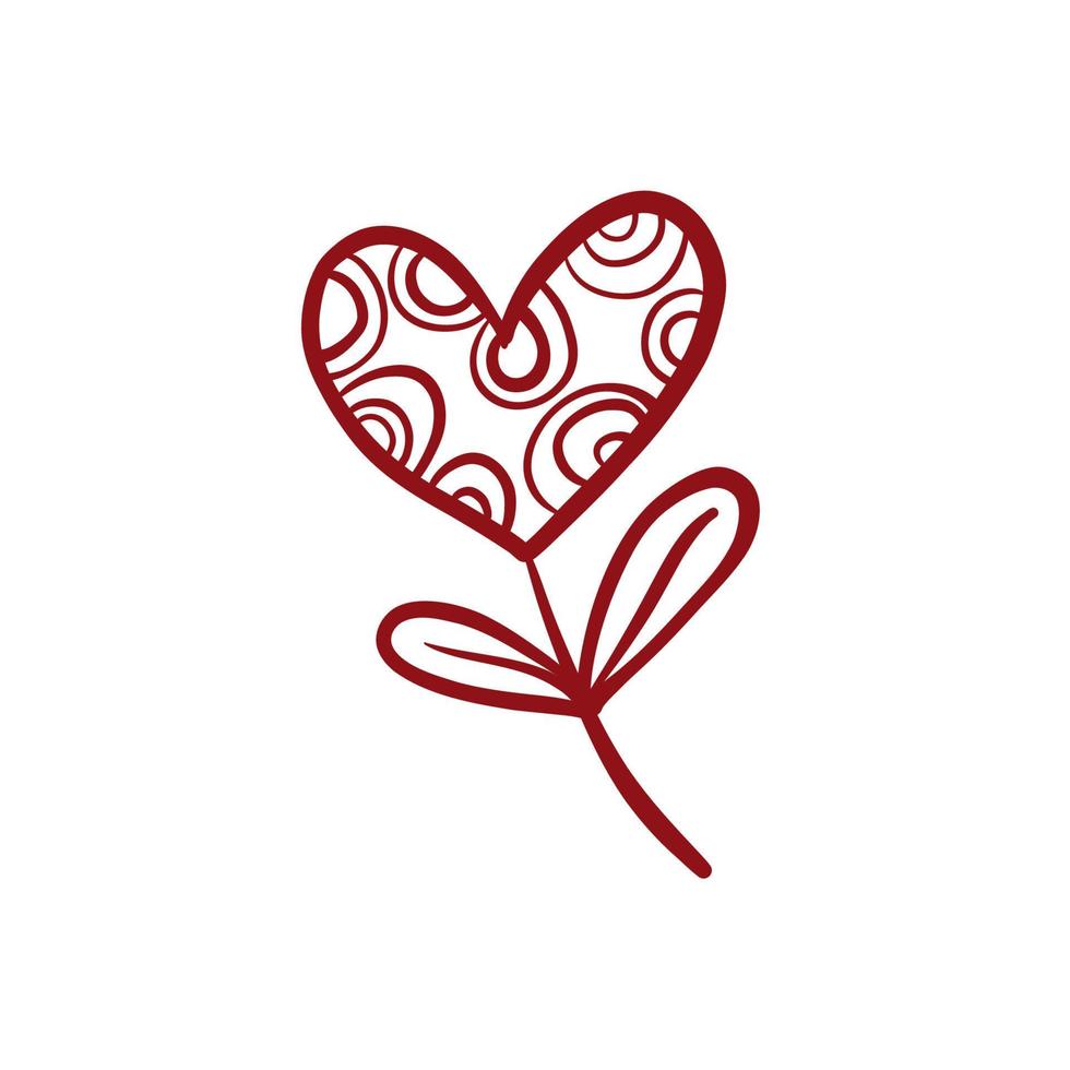 Element for your design with red and love vector