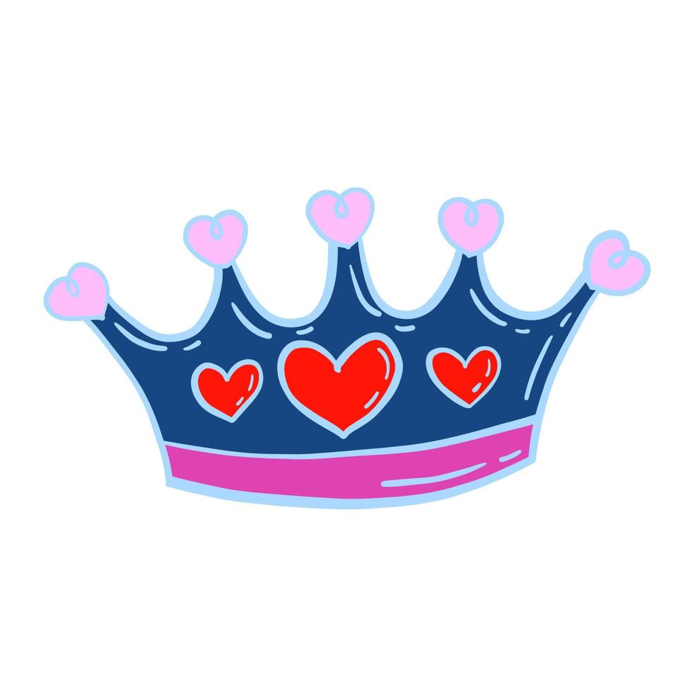 Crown. Icons vector illustrations.