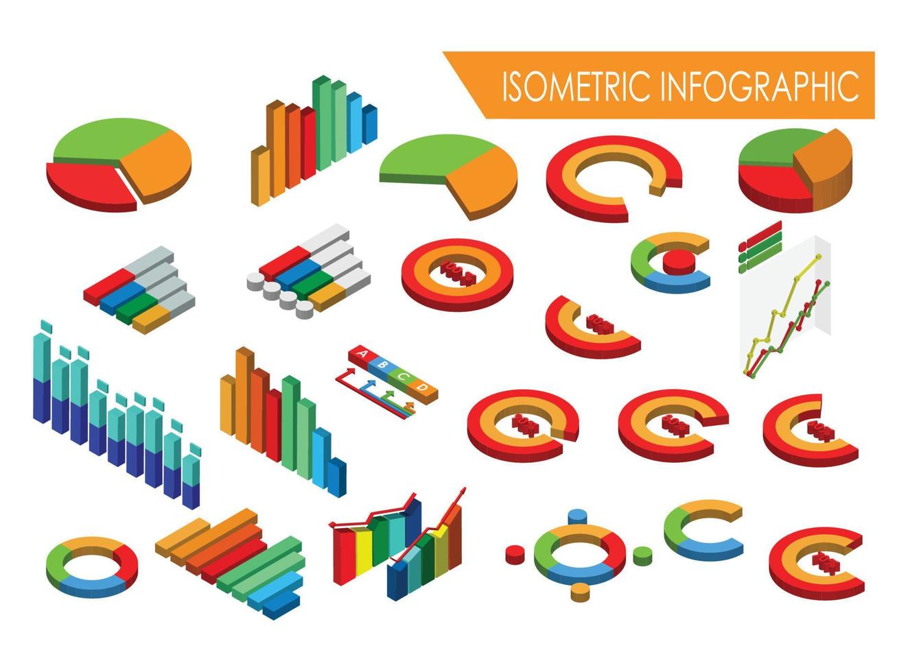 ilustración infográfica isométrica moderna, adecuada para diagramas, infografías, ilustración de libros, activos de juegos y otros activos relacionados con gráficos vector