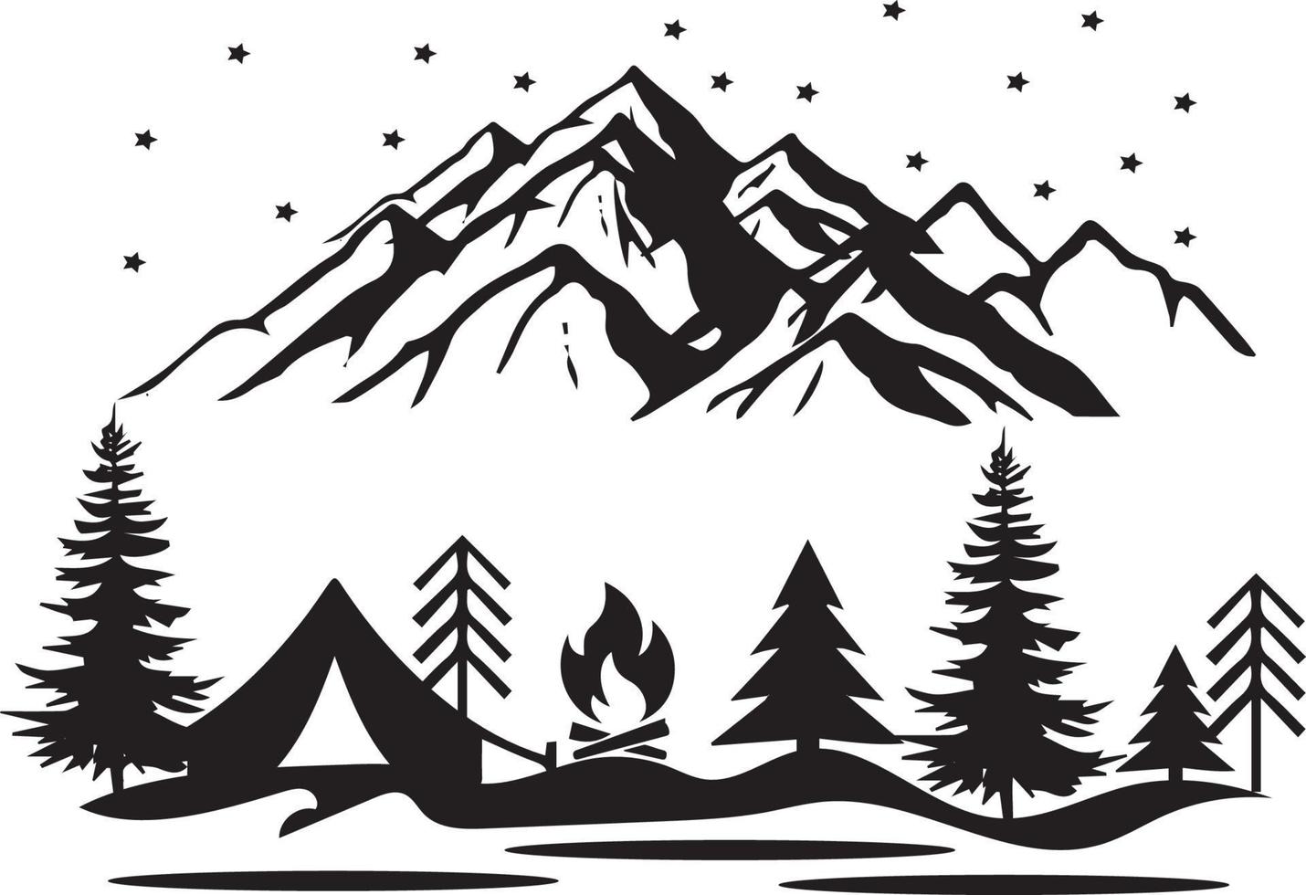 Vector camping elements set 17079671 Vector Art at Vecteezy