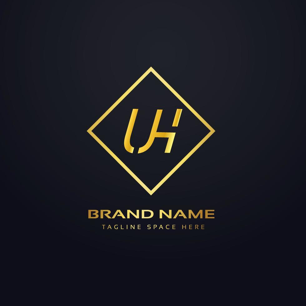 UH Text Logo vector