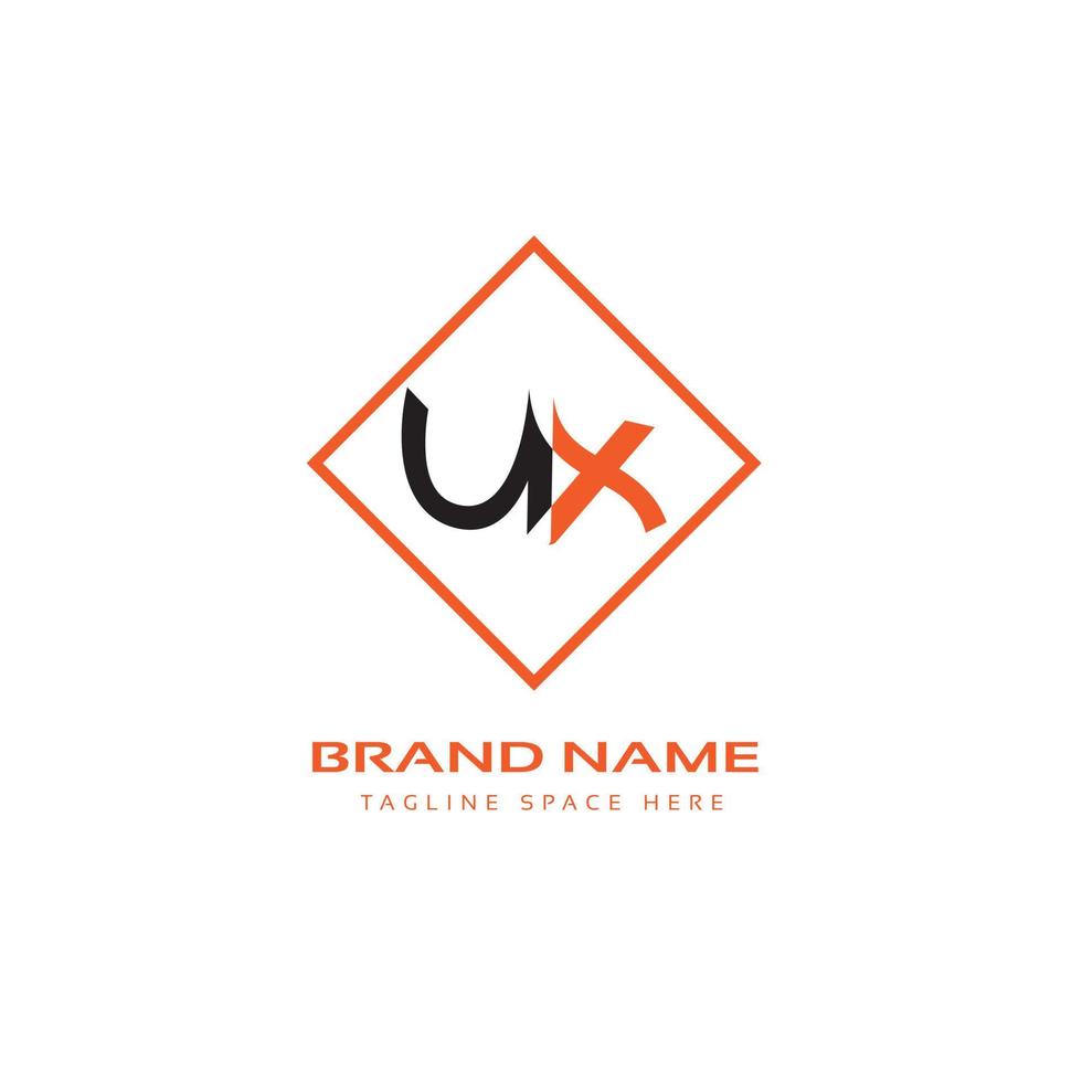 UX Text Logo vector