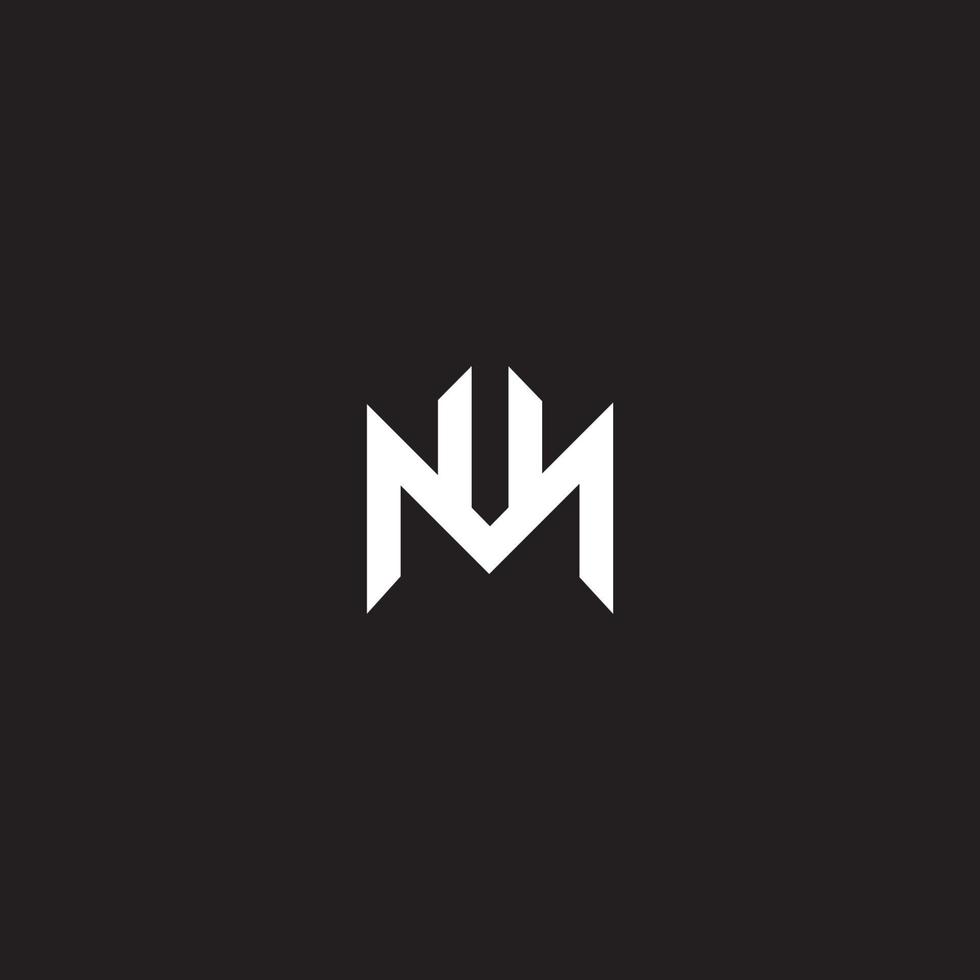 logo letter MU vector