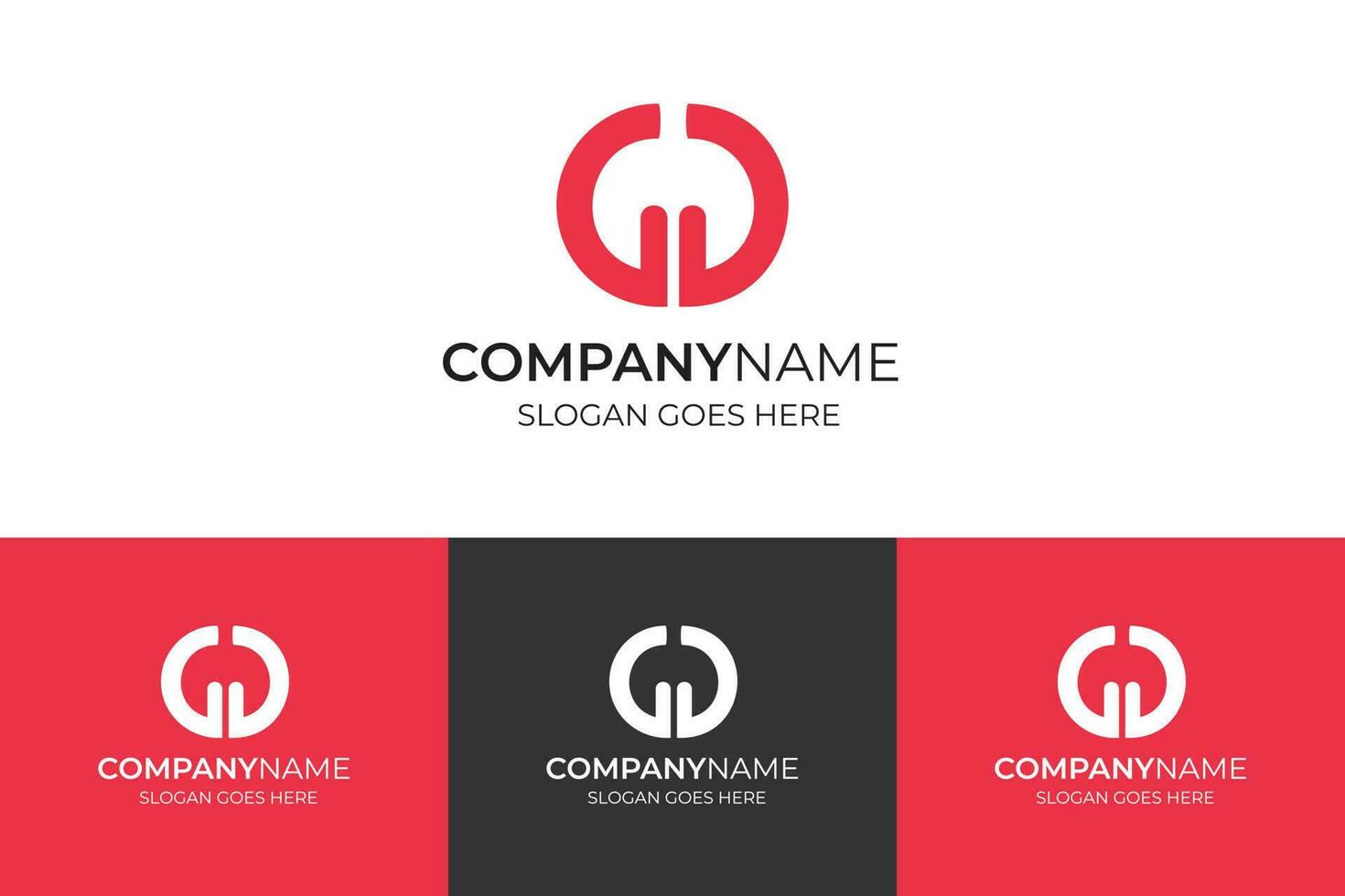 GG initial letter Logo Inspiration, G and G combination logo vector