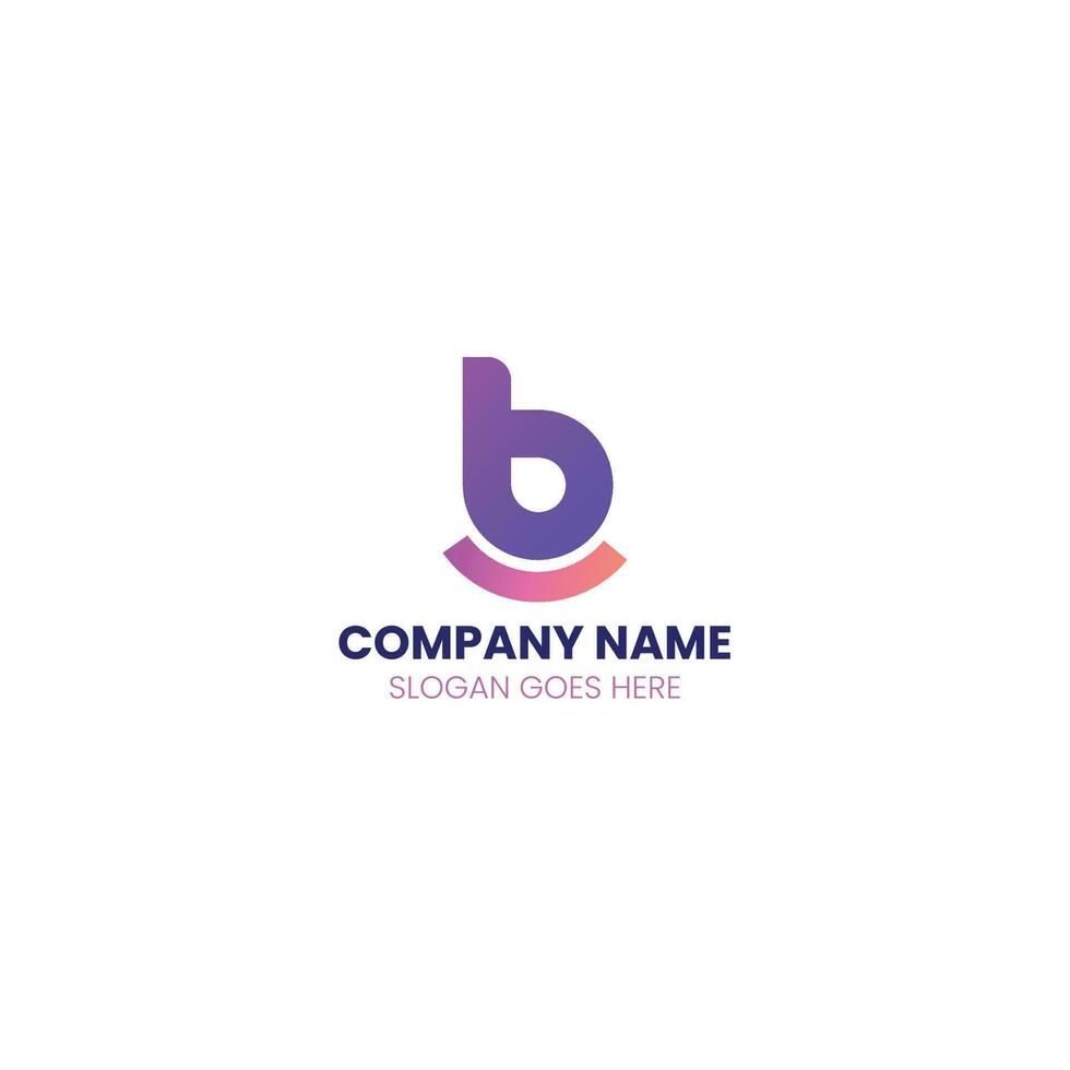 Initial letter b chat logo design,letter b with chat icon logo design vector