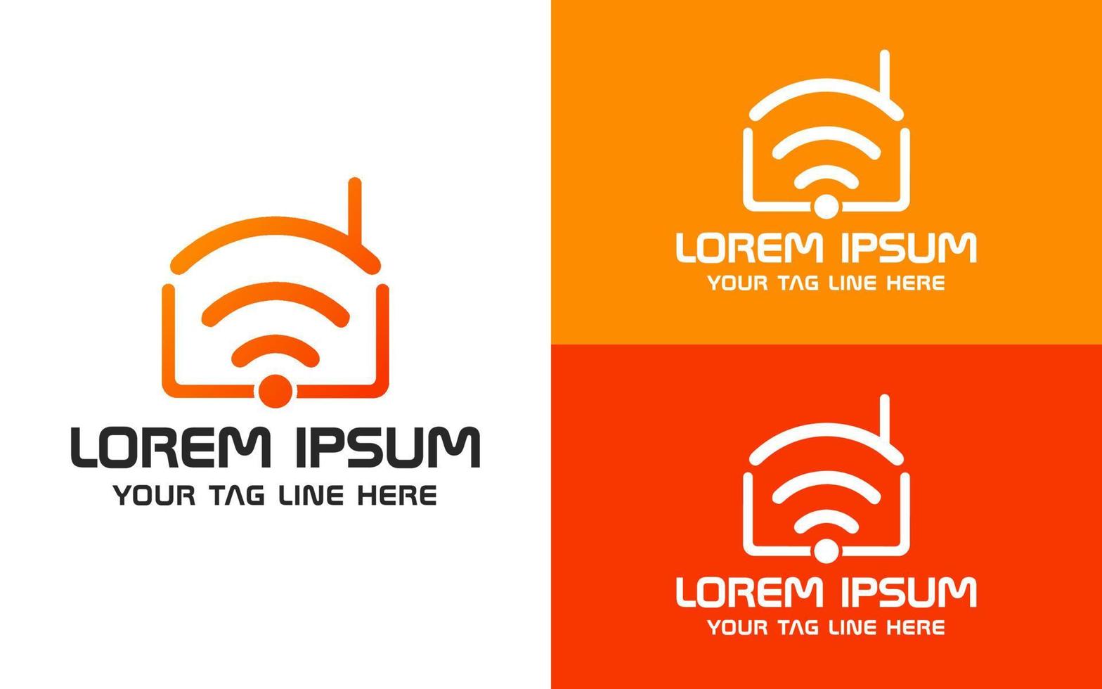 Modern Home Auto Metion Logo Design vector