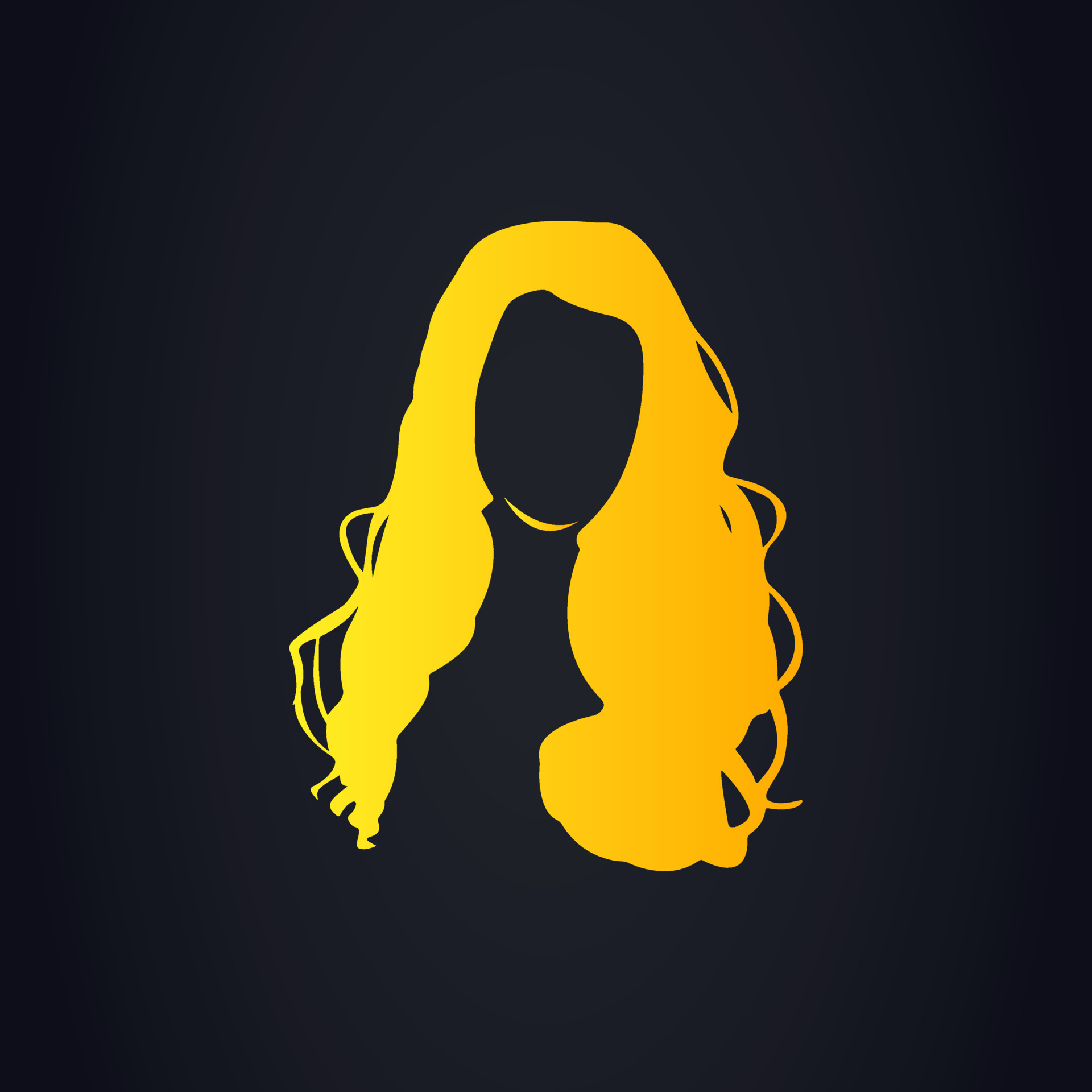 Women hairstyle beautiful haircut elegant vector art illustration