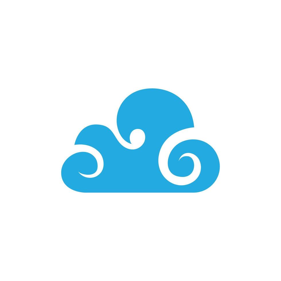 Cloud template vector