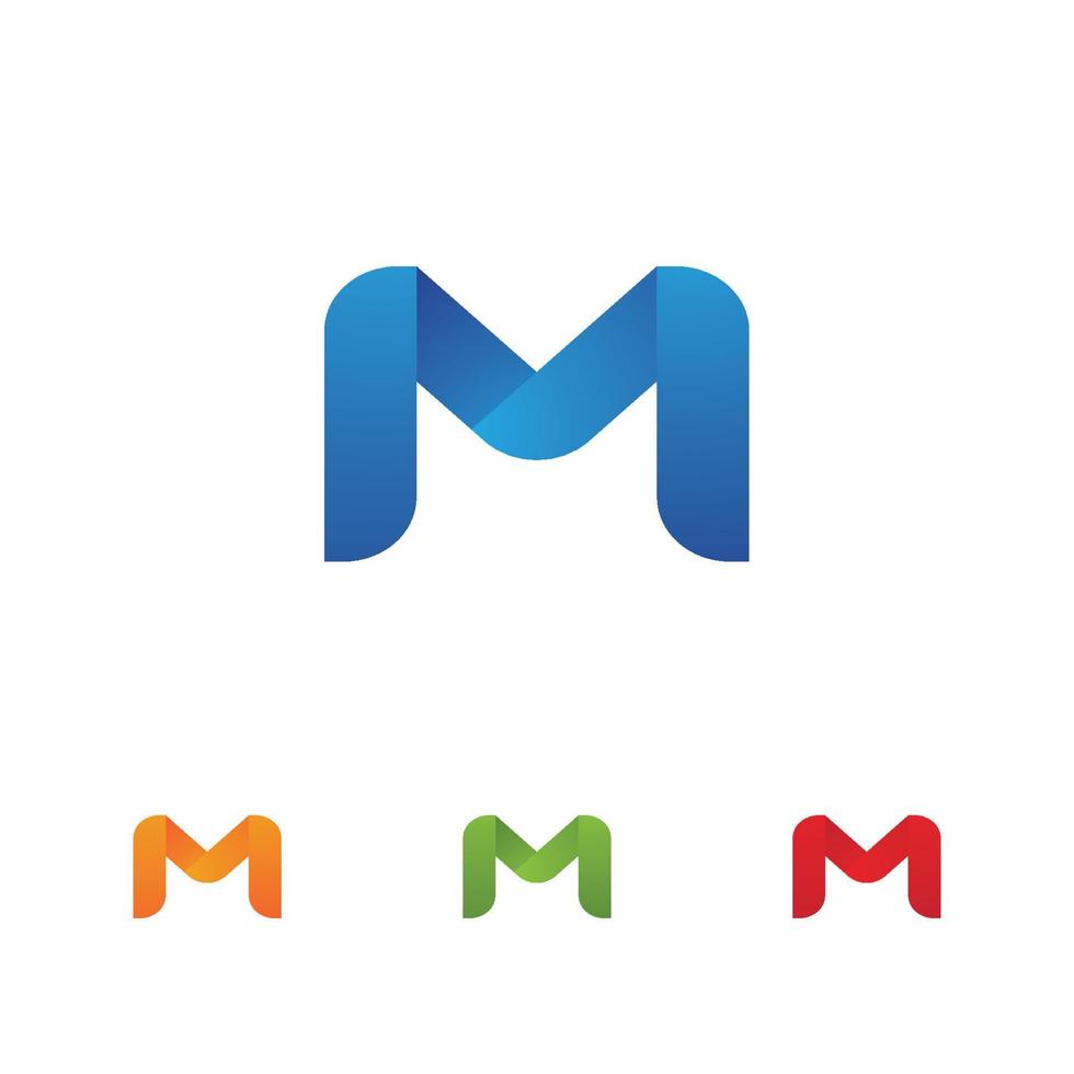 M Letter Logo Template vector