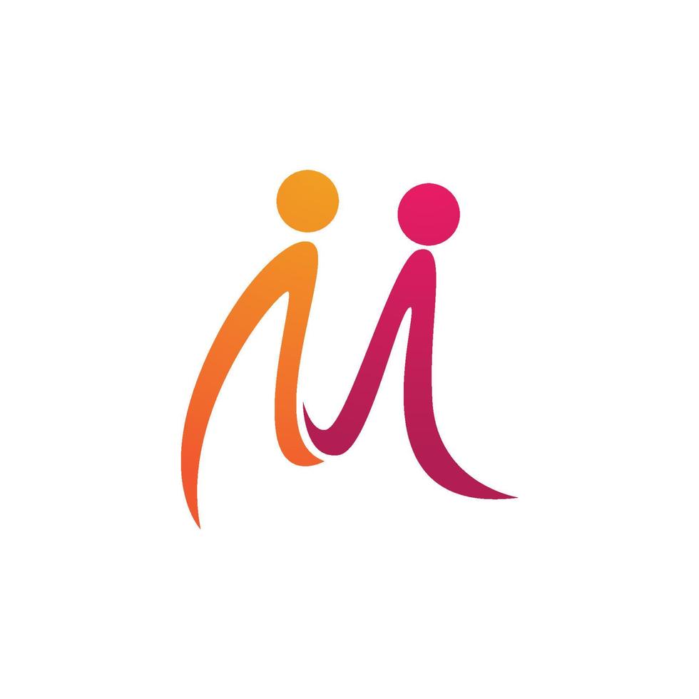 Community, network and social icon vector