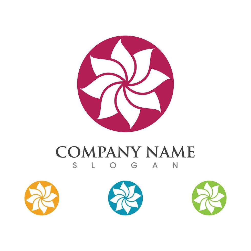 flower vector icon design