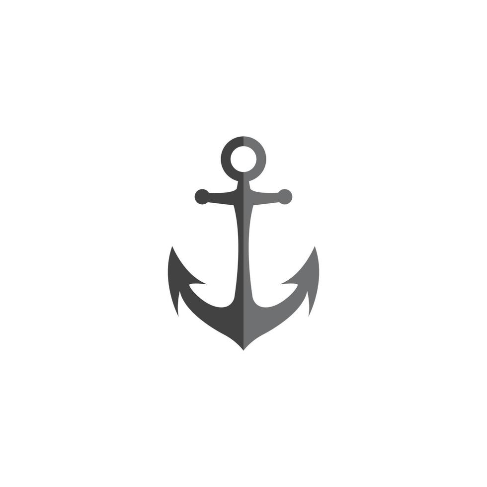 Anchor icon Logo Template vector