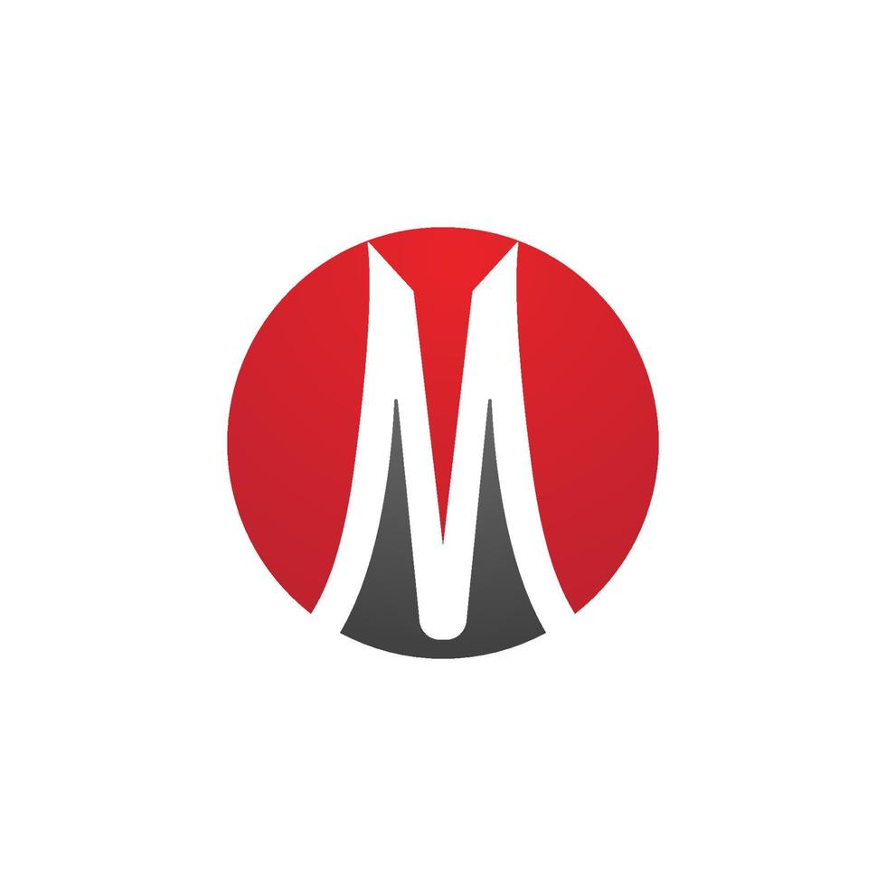 M Letter Logo Template vector