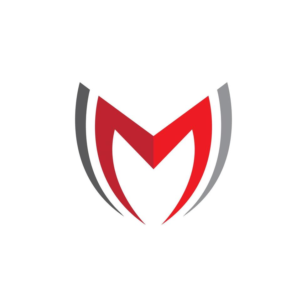 M Letter Logo Template vector