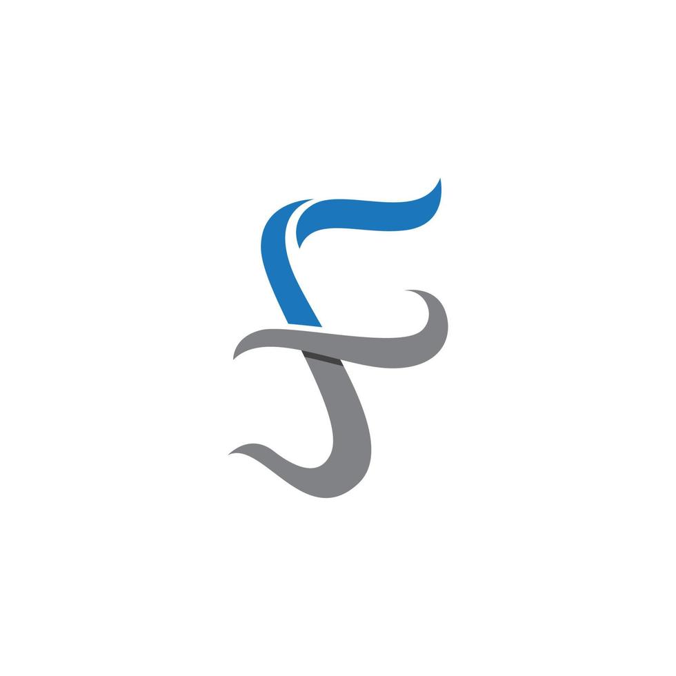 F Letter vector icon