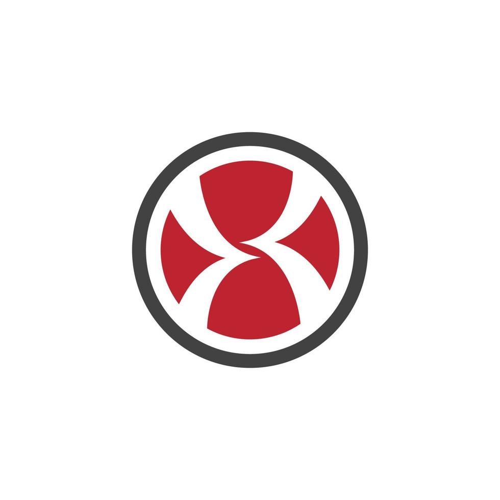 X Letter Logo Template vector icon