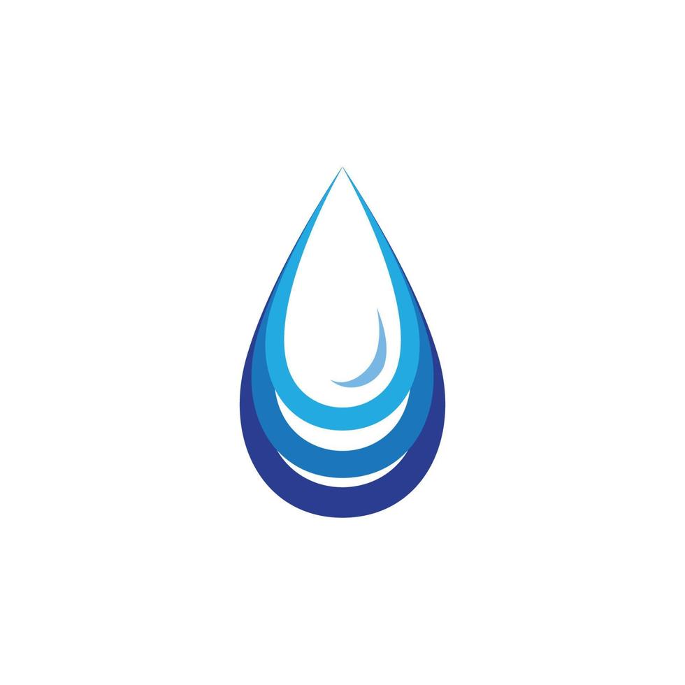 plantilla de logotipo de gota de agua vector