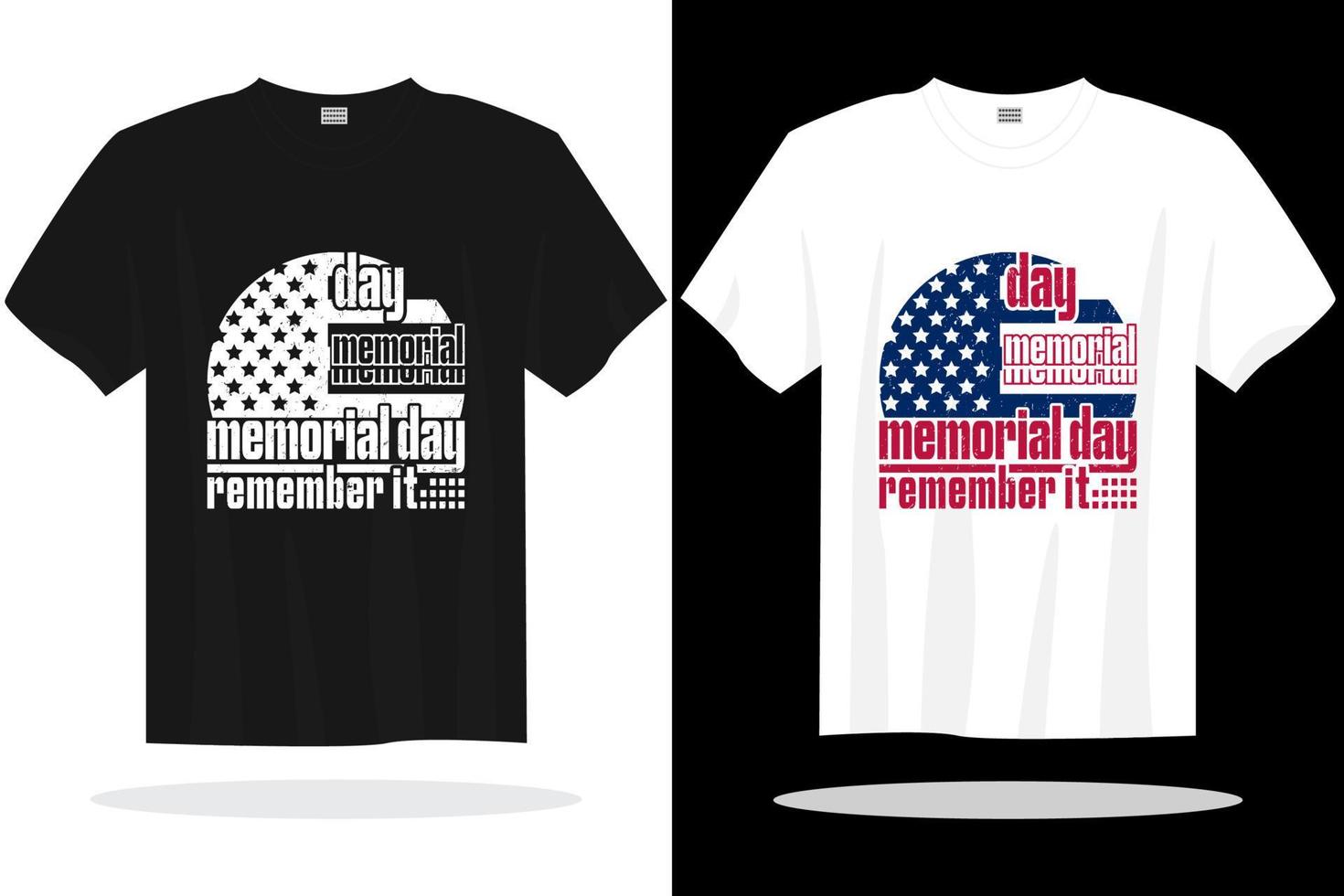 usa memorial day camiseta diseño vector ilustración adecuada para diseño de impresión