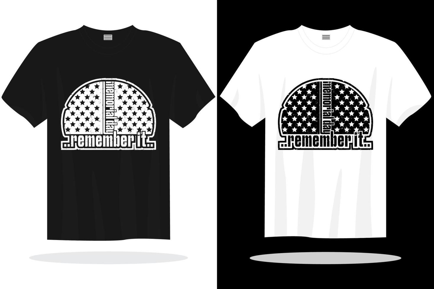 USA Memorial Day t shirt design vector illustration suitable for print design