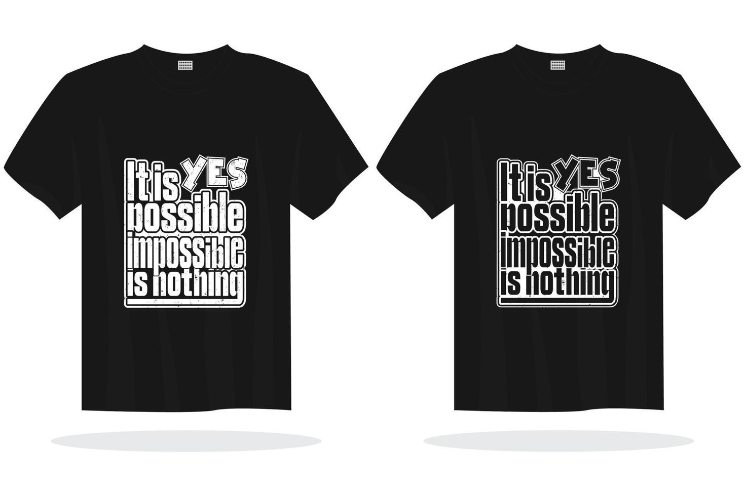 Modern typography inspirational lettering quotes t shirt design suitable for print design vector