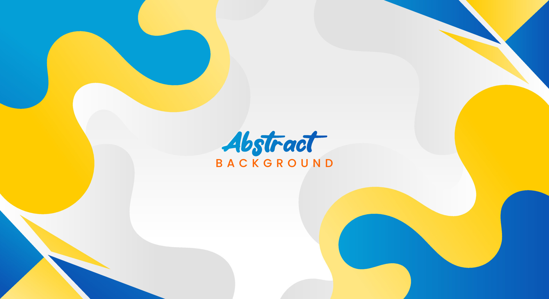 Abstract blue and yellow wave geometric background 17081620 Vector Art at Vecteezy