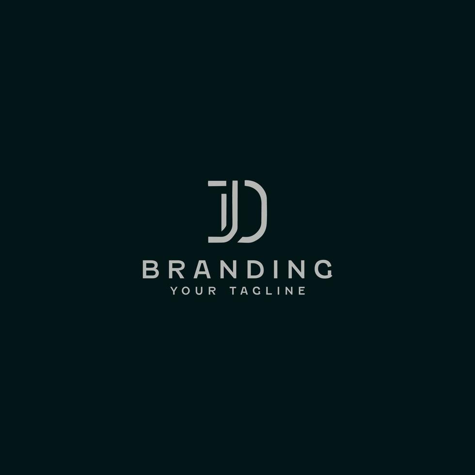 Letter JD Logo Design Template vector