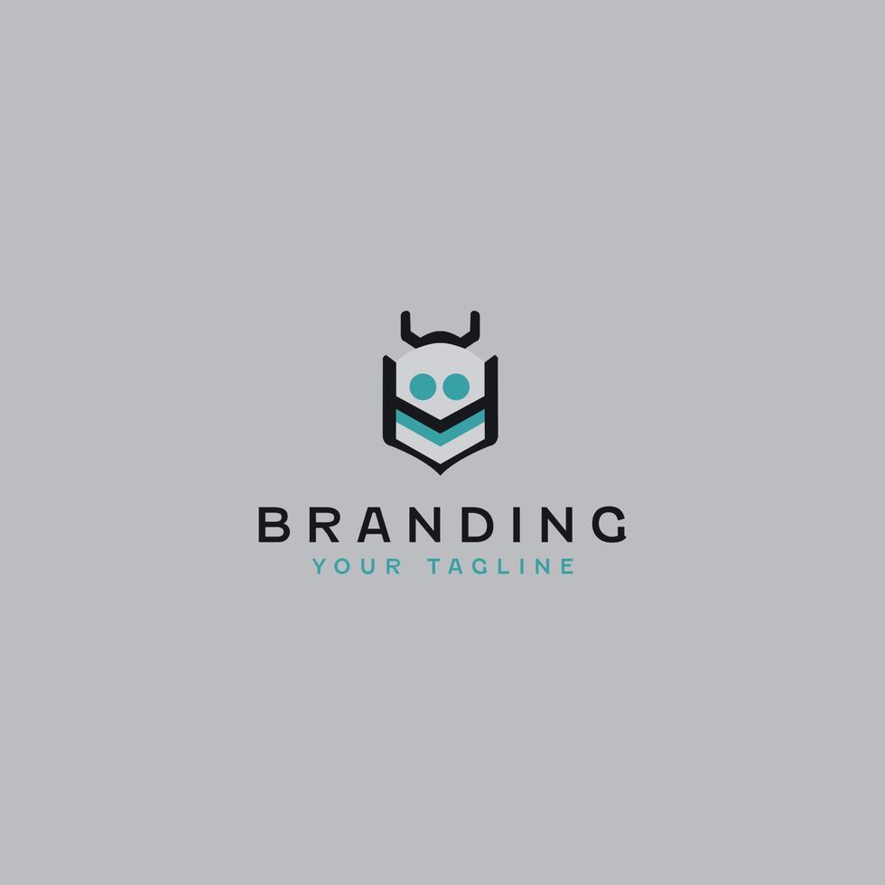 Creative Bee Logo Design Template vector