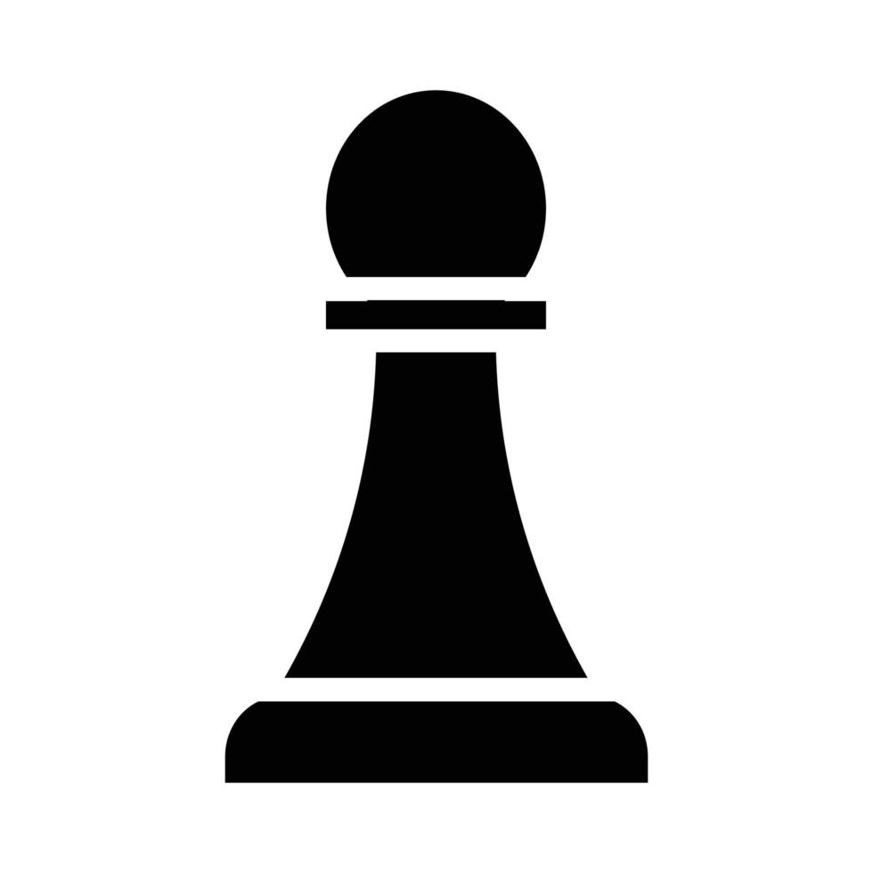 pawn chess icon vector