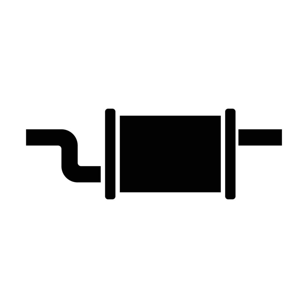 car exhaust icon vector