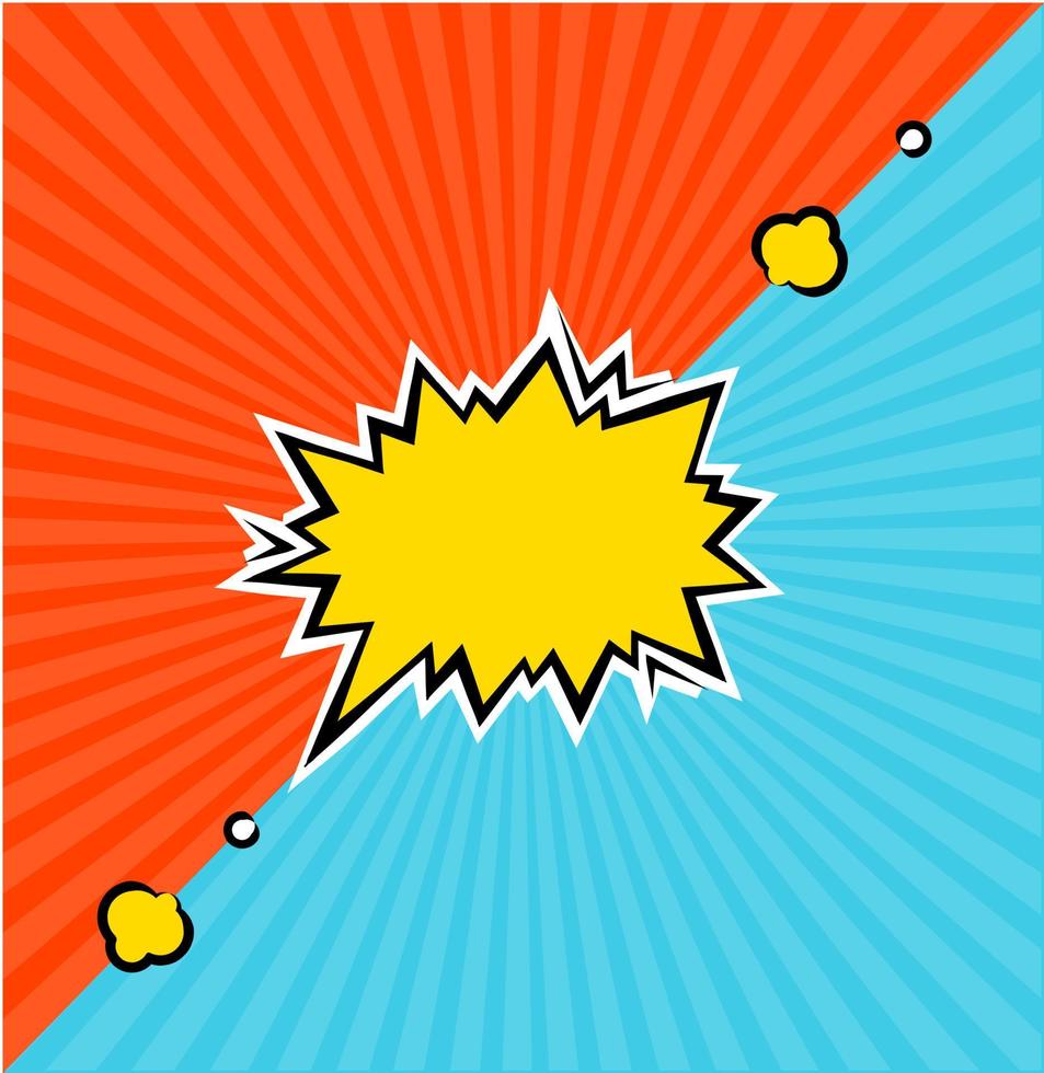 Fight Versus Cartoon Comic Background Wallpaper. Vector