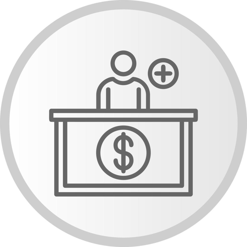 Deposit Counter Vector Icon