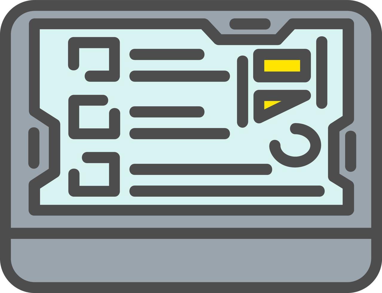 Screen Vector Icon