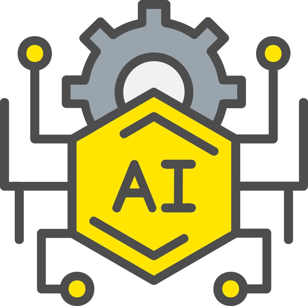 Artificial Intelligence Vector Icon