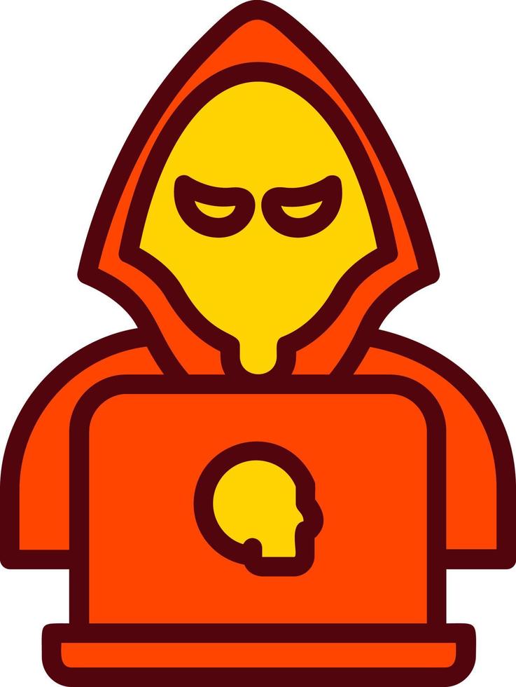 icono de vector de hacker